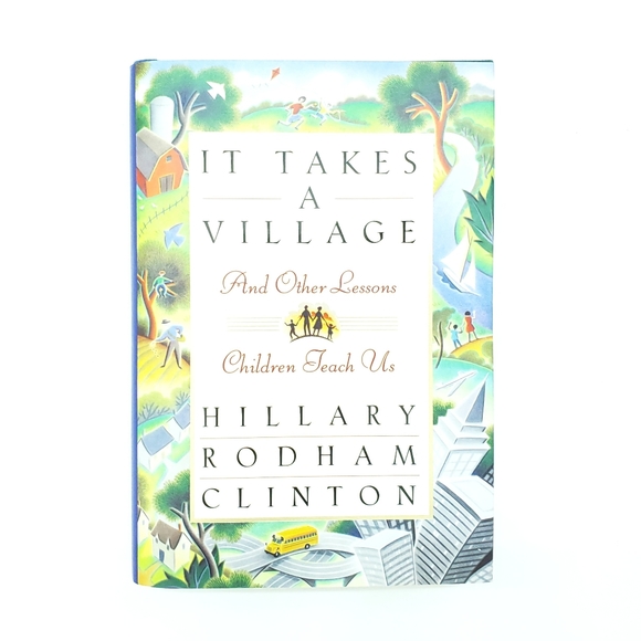 Hillary Rodham Clinton Signed Book - It Takes A Village - Bookplate - Picture 1 of 6